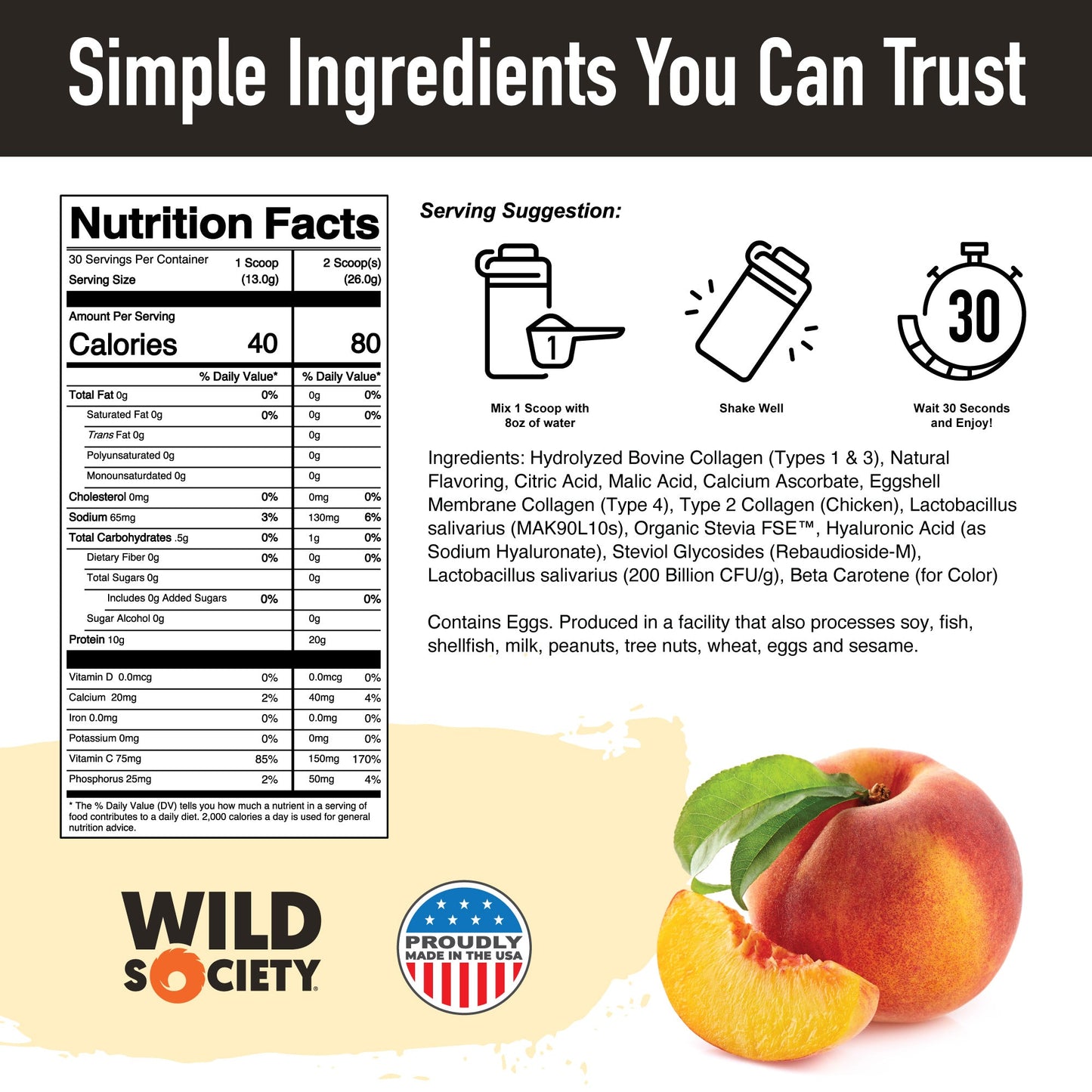 Grass Fed Collagen Peptide