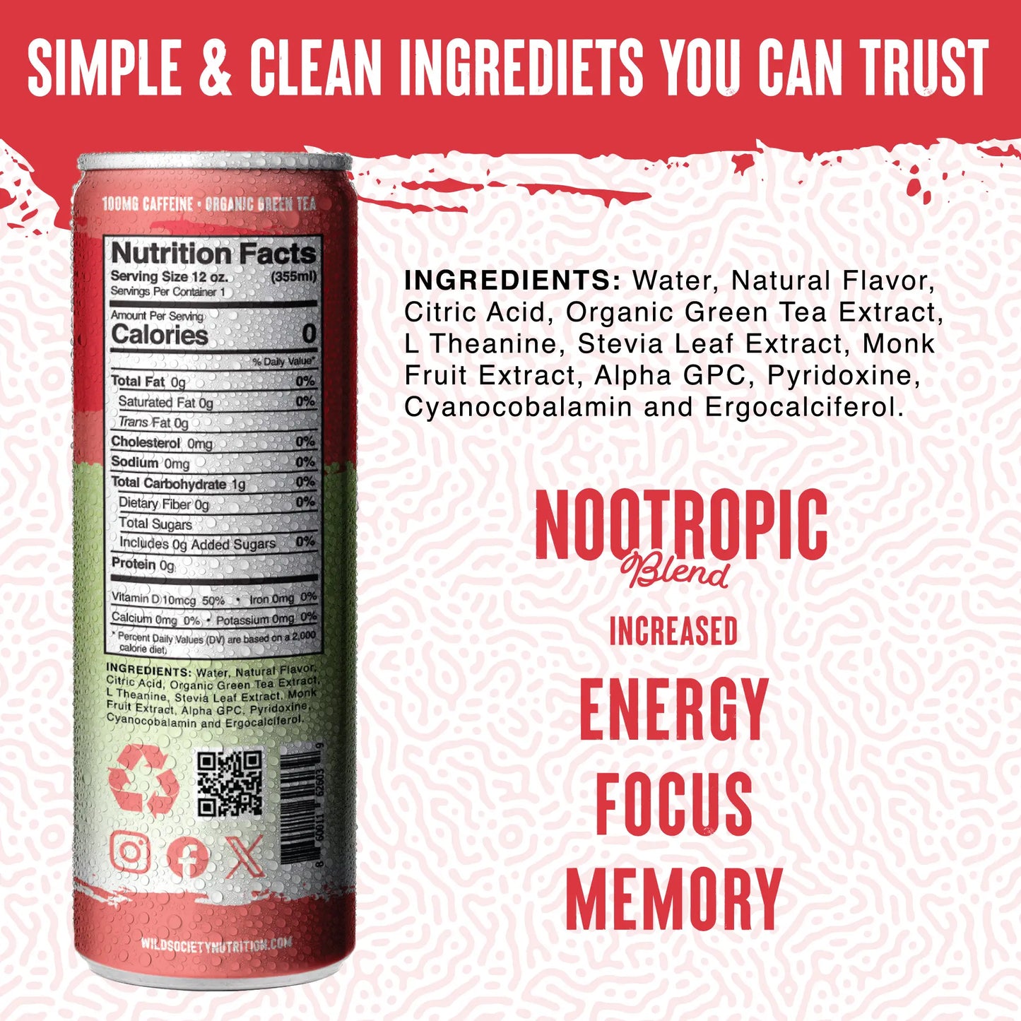 Energy Drink with Nootropics